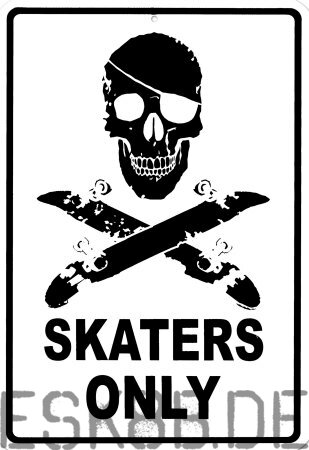 Skateboard-Sticker