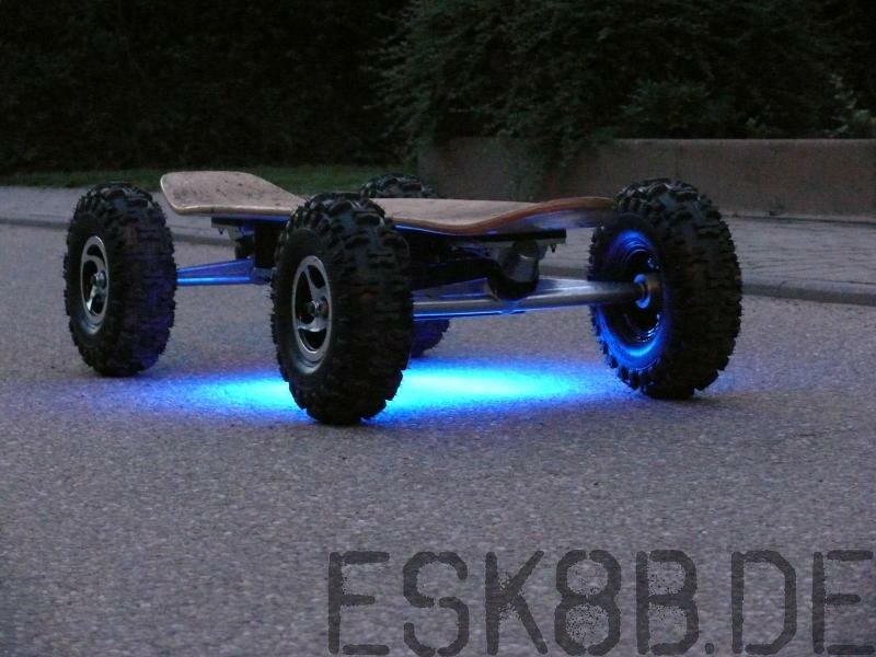 MoBo MB 800 Allterrain
with blue underbody leds at sunset