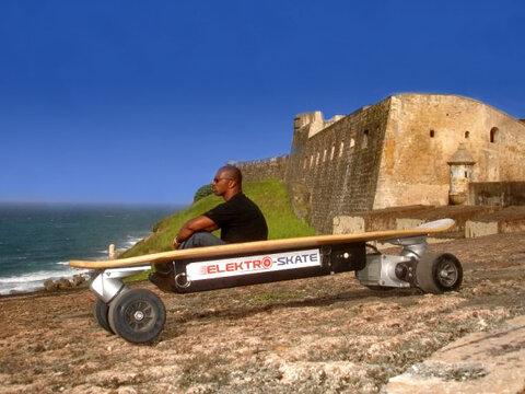 Jalil Jay Lynch and his es 600 watching the ocean