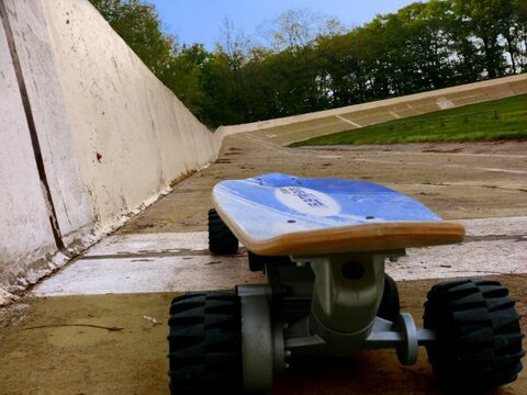 elektroskate ES SPORT 600 auf der Radrennbahn