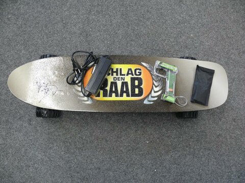 Das Elektro-Skateboard von Schlag den Raab
