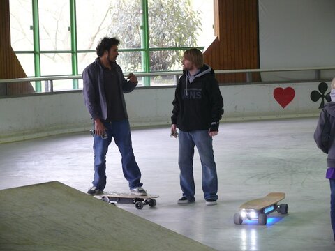 Freie Session in der Halle