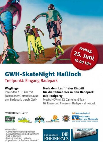 Mehr Informationen zu "skatenight hassloch 2010"