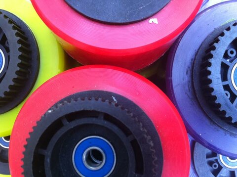 colored wheels