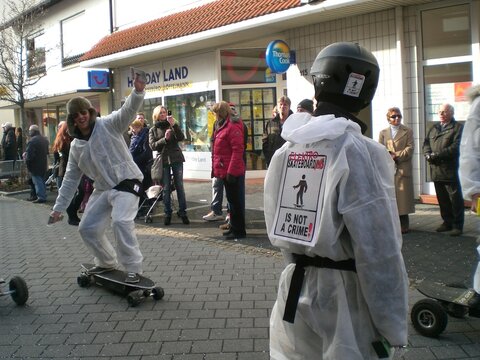 Elektro Skateboards - Sommertagsumzug Haßloch 2013