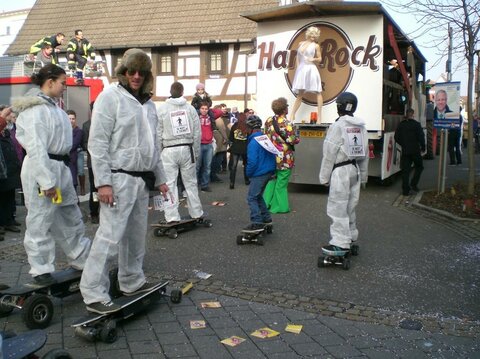 Elektro Skateboards - Sommertagsumzug Haßloch 2013