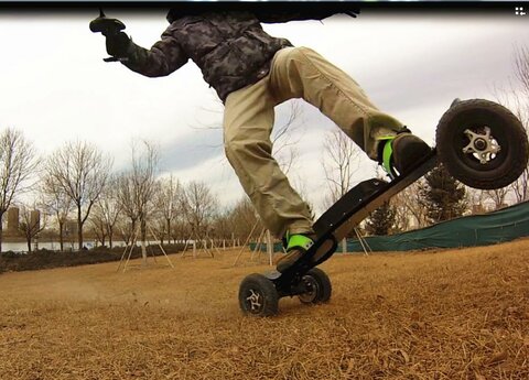 wheelie tricks using 2wd  motor torque