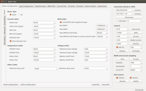 Motor Main Page