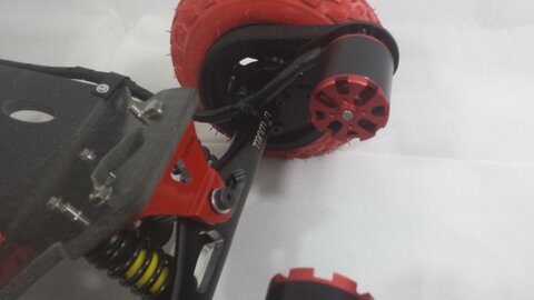 Adjustable belt tension Motor brackets