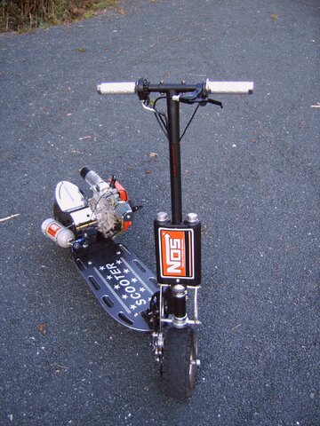 4Takt Scooter mit Incognito Lachgasanlage