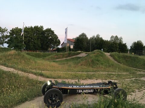 Bajaboard on Dirt Track