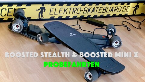 Probefahrten mit Boosted Boards