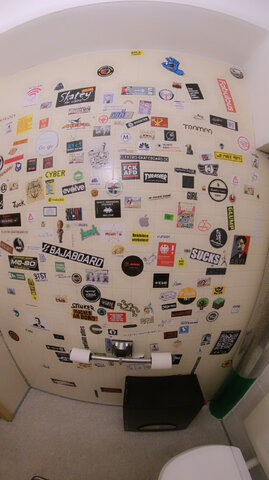 Sticker to the wall